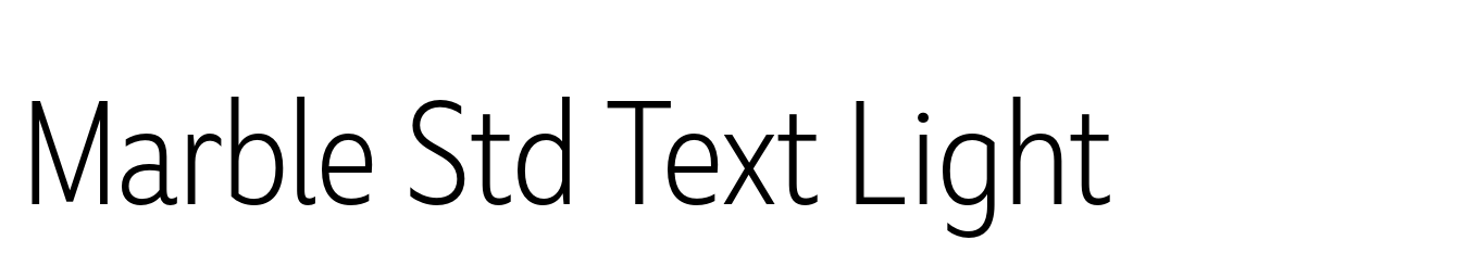 Marble Std Text Light